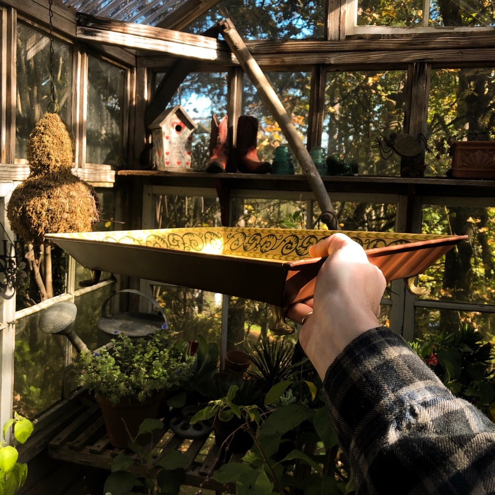 🌛Vintage Candle Tray, Coffee Table center piece🌜